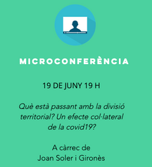 Microconferència confinada d'Olesa Ateneu amb Joan Soler