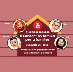 II Concert en família Dàmaris Gelabert